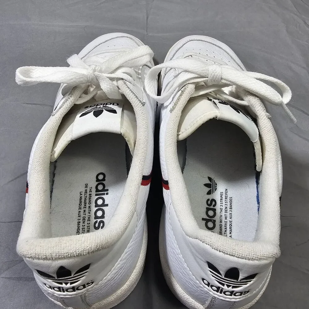 Size 9 - adidas Continental 80 White Navy Scarlet